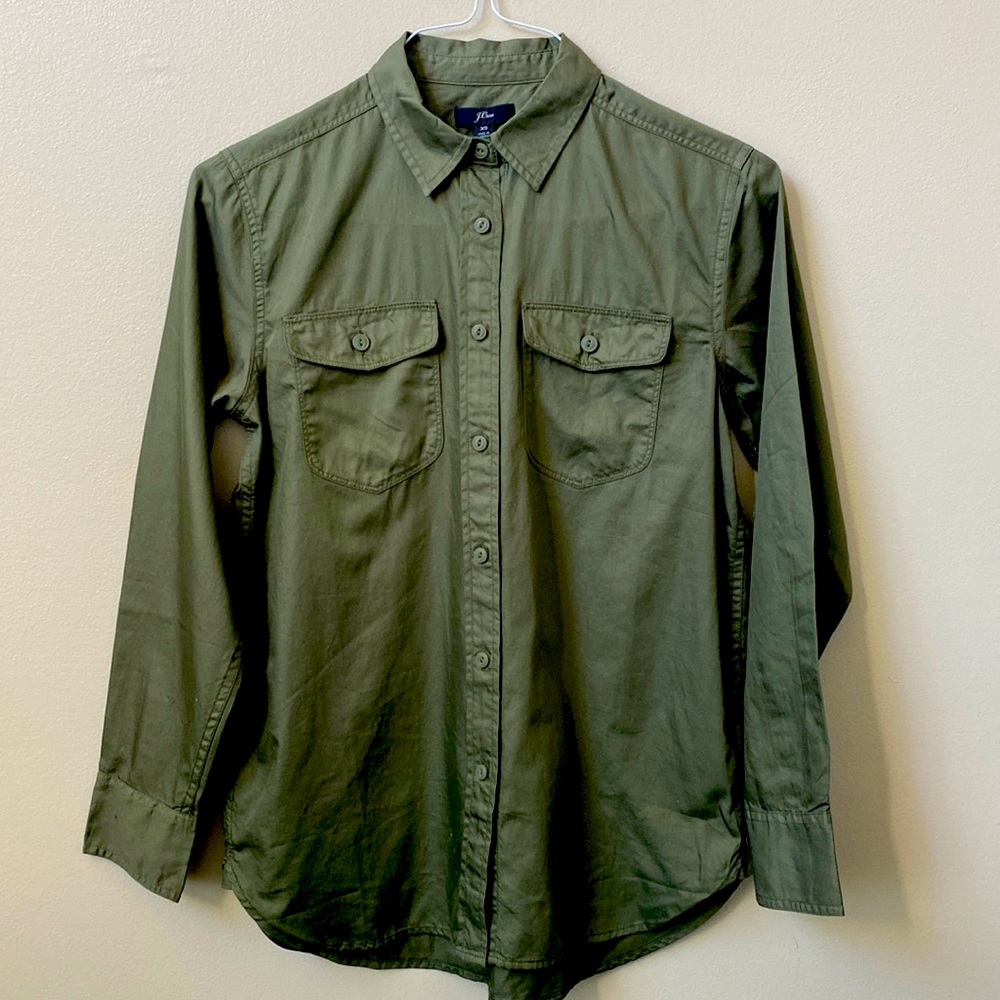 J Crew women’s button down shirt